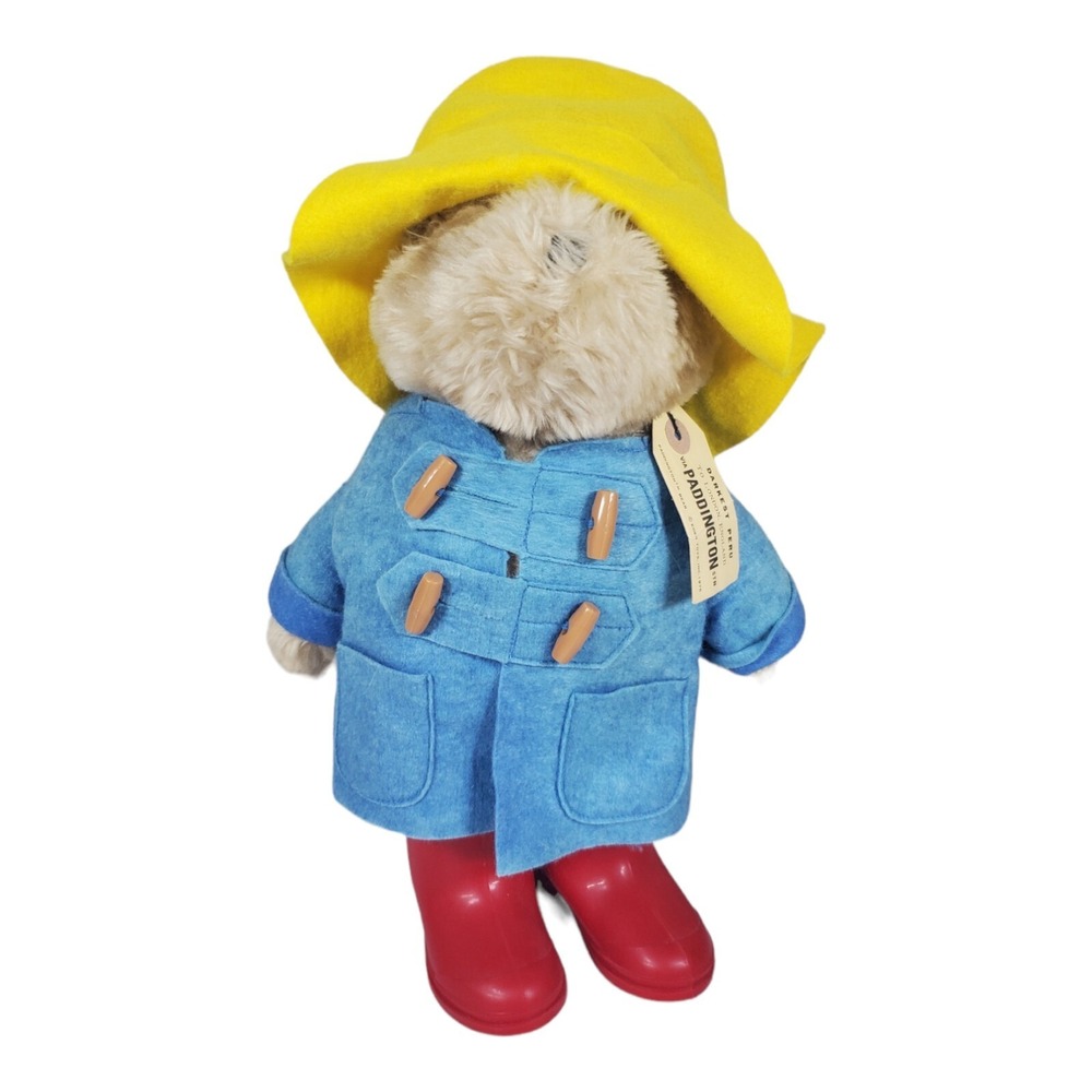 Eden Paddington Bear with Blue Coat, Red Hat, Boots & Tags‎